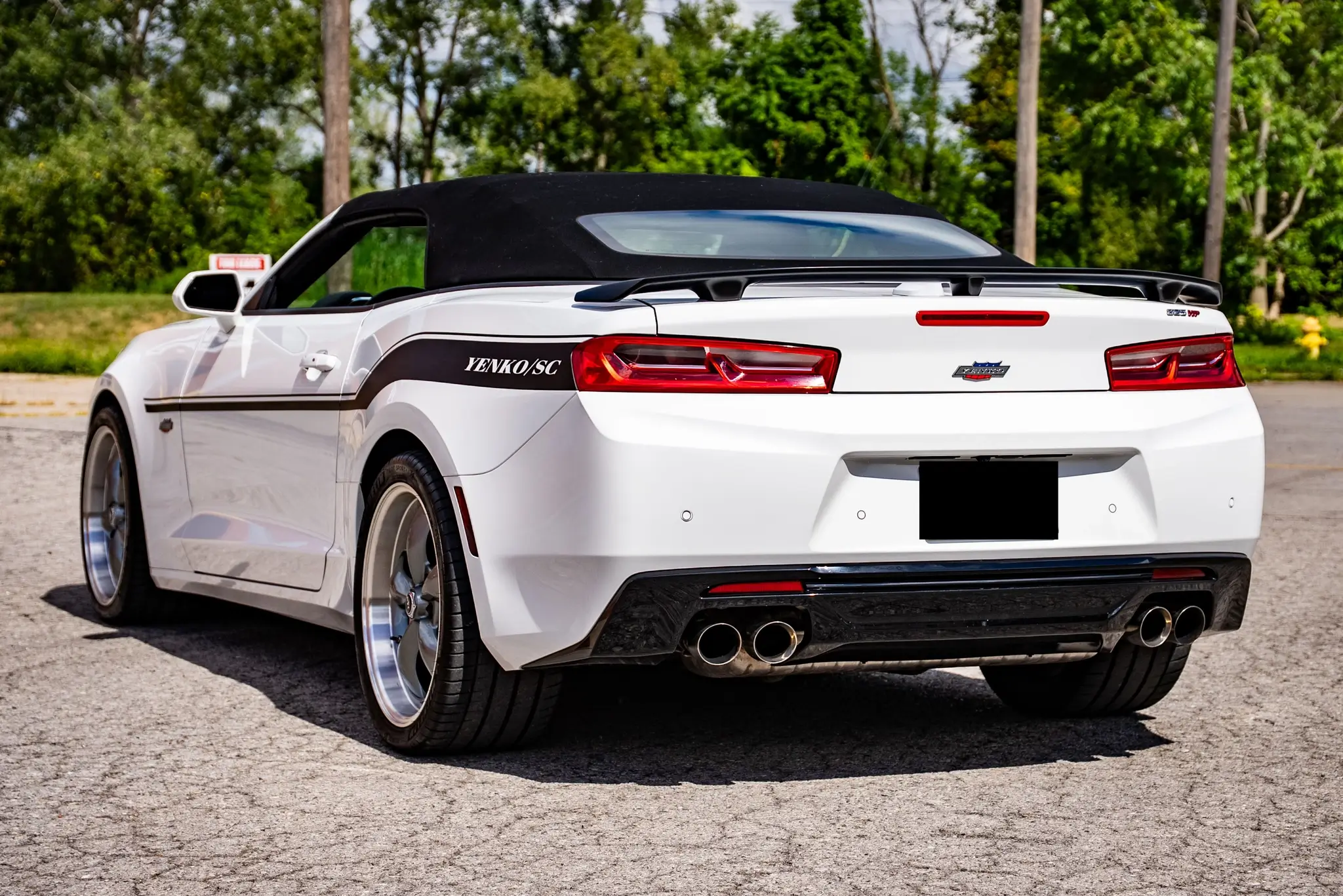 3,500-Mile 2018 Chevrolet Camaro 2SS Convertible Yenko/SC 6-Speed photo 7